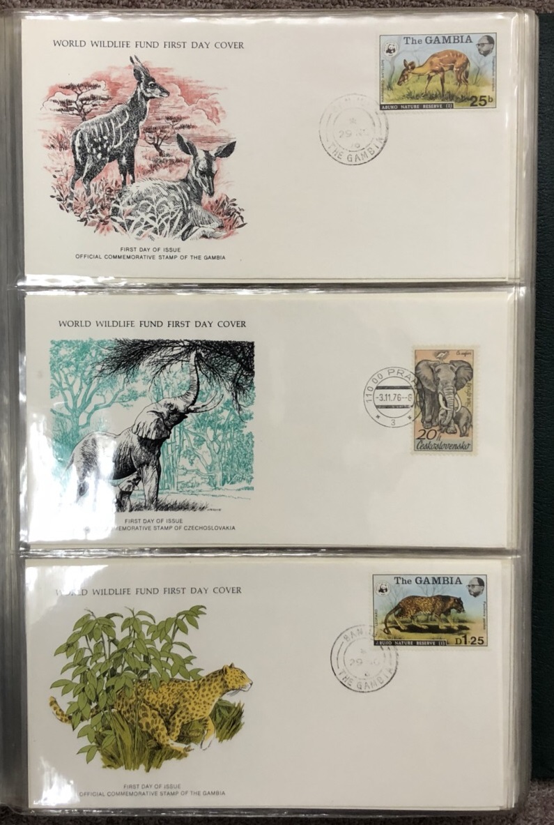 初日カバーアルバム『世界の芸術作品切手』ほか郵趣関係の古本を出張